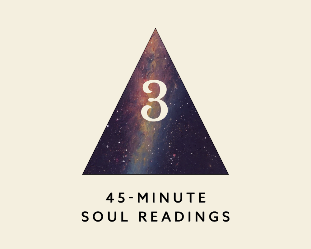 Soul Reading Bundle: Purchase Three 45-Minute Soul Readings